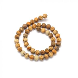 Round Stone Beads String