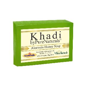 Bypurenaturals Khadi Aloevera Honey Soap 100g