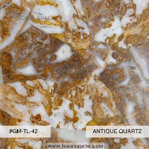 Antique Yellow Quartz Semi Precious Backlit Stone Slab Tile