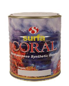 Coral Synthetic Enamel Paint