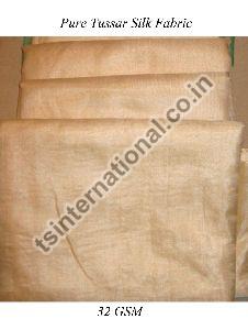 Natural Pure Tussar Silk Dyeable Fabric