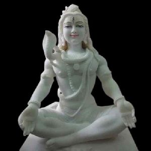 27 Inch Marble Shiva Statue