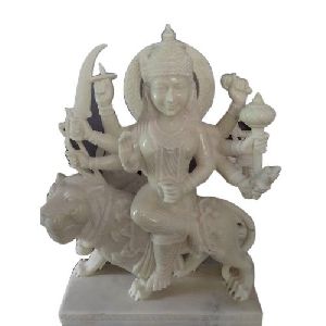 30 Inch Marble Durga Mata Statue