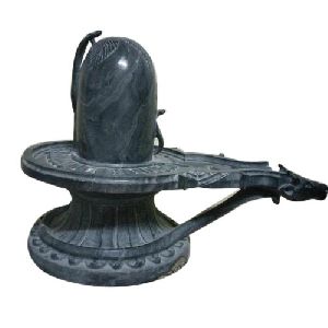 36 Inch Marble Shivling Statue