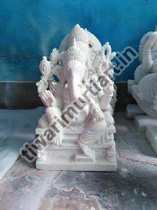 2 Feet Marble Ganesha Statue