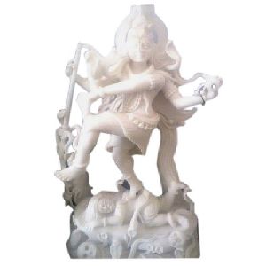 White Marble Kali Mata Statue