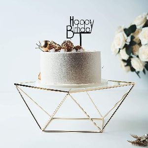 Birthday Party Metal Cake Stand