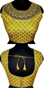 Gold-4 Hand Collar Blouse