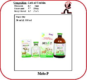 MELOXICAM WITH PARACETAMOL INJECTION MELO-P