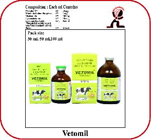 Vitamin B Complex With Liver Extract &amp;amp; B-12 Injection (VETOMIL)