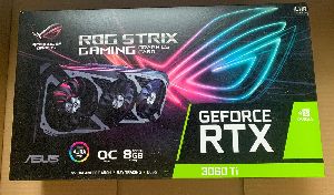 Asus Rog Strix GeForce Rtx 3060 Ti 8GB OC Graphics Card