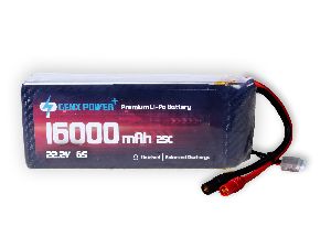 6S 16000mAH Lipo Battery