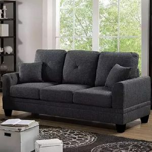 WELKINS FURNITURE Sofa Set 3+2 In Dark Grey Color