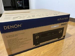 Denon AVR-X4700H 8K Ultra HD 9.2 Channel (125 Watt X 9) AV Receiver 2020 Model - 3D Audio &amp;amp; Video wi