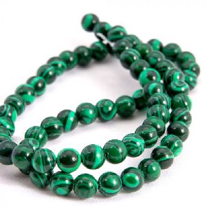 Malachite Gemstone Beads String