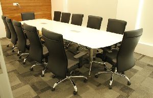 Glass SS Conference Table
