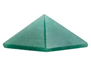 Green Jade Pyramid Stone