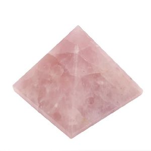 Rose Quartz Pyramid Stone