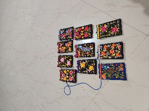 Embroidered Mobile Pouches
