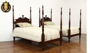 Antique Style Hand Carved Beds