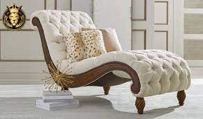 Classical Style Tufted Chaise Lounge