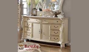 Vintage White Chest Of Drawers