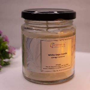 Your Spiritual Revolution White Sage Smudge Candle Home Energy Cleansing Purification Chakra Balance