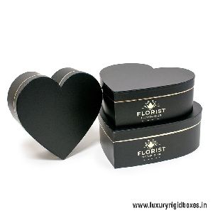 Luxury Heart Shaped Rigid Boxes Manufacturer From India