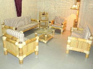 Modern Bamboo Sofa Set