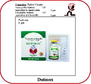 Amoxycillin Cloxacillin INJECTION DOTMOX 4 gm