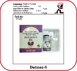 amoxycillin &amp;amp; sulbactum Injection DOTMOX-S