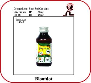 Bloatdot Oral. Simethicone Emulsion 1000 Mg, For Veterinary Use, Purity : 100%