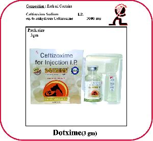 Ceftizoxime 3 Gm DRY INJECTION DOTXIME 3 gm
