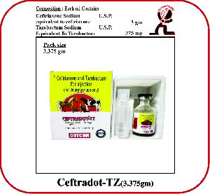 ceftriaxone 3 gm tazobactum dry injection CEFTRADOT-TZ 3.375 gm