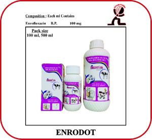 Enrodot Oral. Enrofloxacin 100 Mg