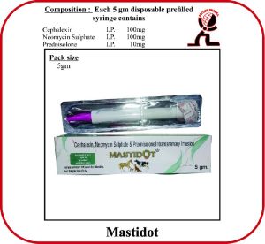 MASTIDOT Intramammary Tube