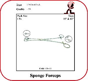 sponge forceps