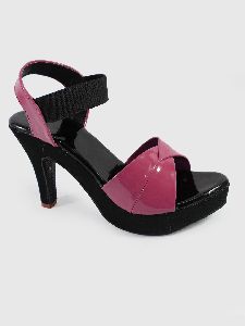 Pink High Heeled Sandals