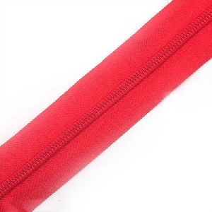 Red Polyester Zipper