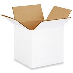 White Corrugated Paper Box
