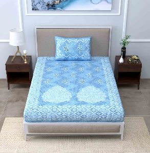 Premium Pastel Blue Bedsheet