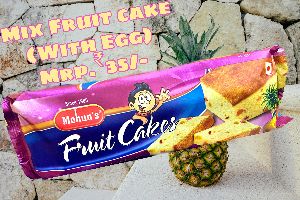 Mix Fruit Cake With Egg