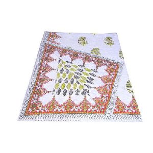 Jaipuri Block Printed Cotton Quilt