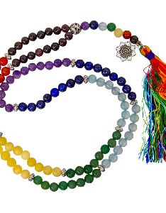 7 Chakras Gandhi Beads Mala