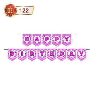 Happy Birthday Polka Dot Banner