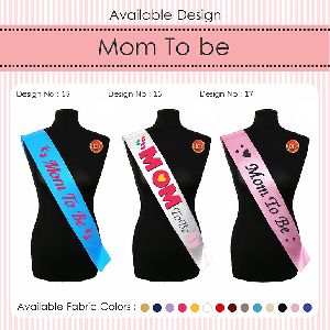 Mom to Be Sash