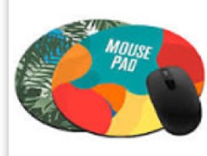 Mouse Pad - Printed, Round Shape / Rectangle