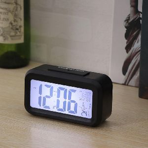 Digital LCD Alarm Clock