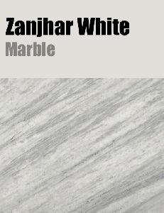 Zanjhar White Marble Slab