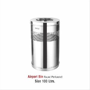 Airport Stainless Steel Dustbins